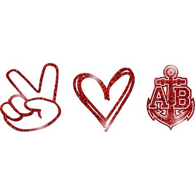 GLT86 RED GLITTER Thumbnail